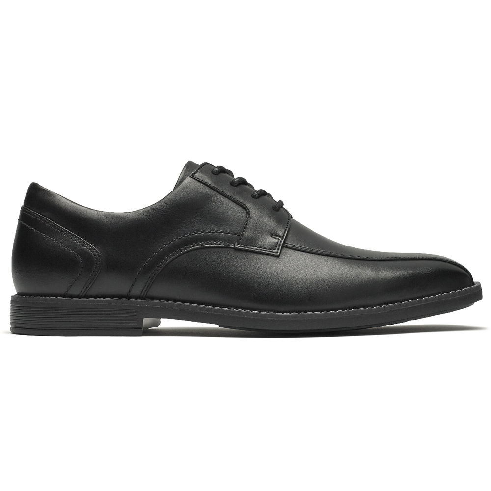 Rockport Mens Slayter Bike Toe - Oxfords Black - GKZ942738